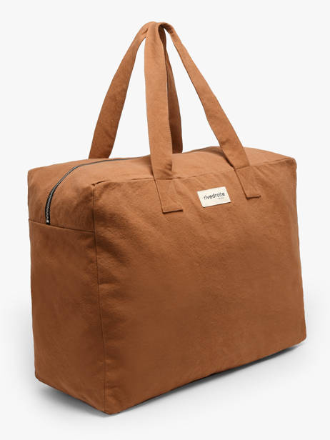 Schoudertas Elzevir Gerecycleerd Katoen Rivedroite Bruin timeless ELZEVTIM ander zicht 2